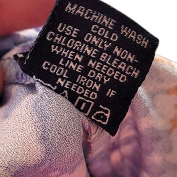 Tolani Collection Blue Absract Print Drawstring Pants Size L - Picture 6 of 6